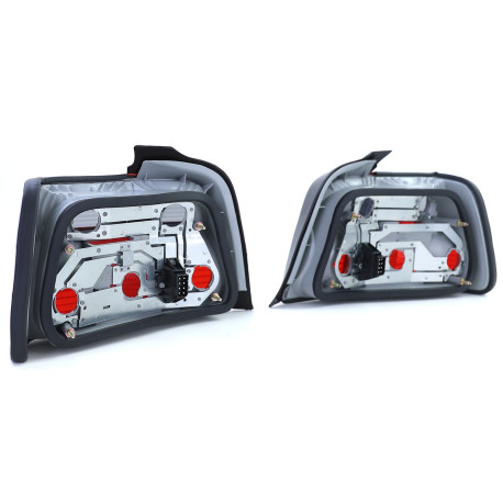 FEUX TUNING ROUGES / BLANCS POUR BMW E36 BERLINE (11432)