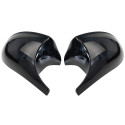 COQUES DE RETROVISEURS NOIRES BRILLANTES LIGNE PACK M POUR BMW SERIE 1 E81 E82 E87 E88  (05999)