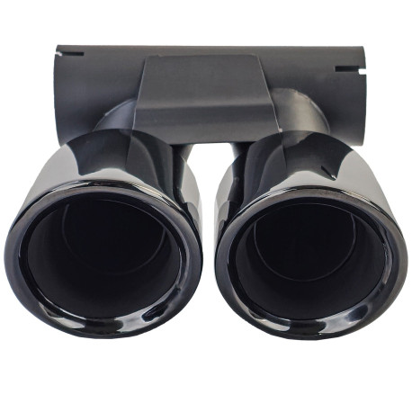 DOUBLES SORTIES ECHAPPEMENT SPORT NOIRES PORSCHE 718 CAYMAN / BOXTER TYPE 982 (06010)