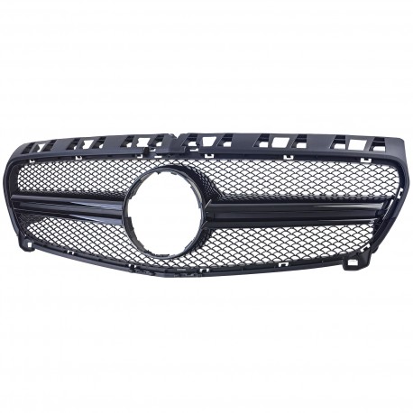 CALANDRE LIGNE A45 AMG NOIRE POUR MERCEDES CLASSE A W176 2012-2015 PH1 (05175)