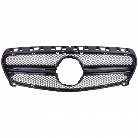 CALANDRE LIGNE A45 AMG NOIRE POUR MERCEDES CLASSE A W176 2012-2015 PH1 (05175)