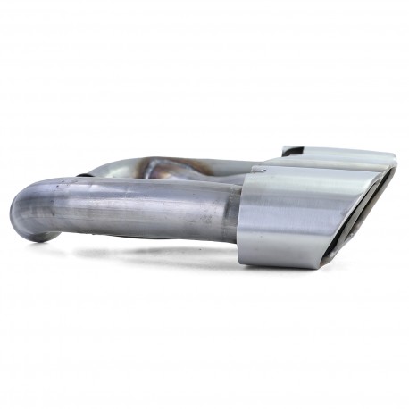 DOUBLES SORTIES ECHAPPEMENT SPORT TURBO LOOK PORSCHE CAYENNE TYPE 92A 14-17 (06034)