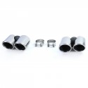 2 DOUBLE SORTIES SILENCIEUX ECHAPPEMENT SPORT INOX PORSCHE 911 TYPE 991.1 2011-2015 (06036)