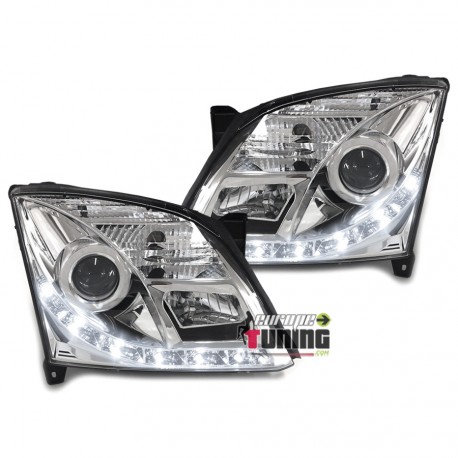 PHARES DE JOUR TFL DEVIL EYES CHROM OPEL VECTRA C (02896)