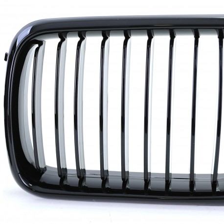 GRILLES CALANDRES SPORT NOIR BRILLANT LOOK M PERFORMANCE BMW SERIE 3 E36 PH2 (05074)