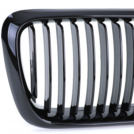 GRILLES CALANDRES SPORT NOIR BRILLANT LOOK M PERFORMANCE BMW SERIE 3 E36 PH2 (05074)
