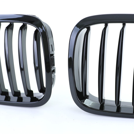 CALANDRES NOIR BRILLANT SPORT M-PFM BMW SERIE 3 E46 COUPE CABRIO 1999-2003 PH 1 (05073)