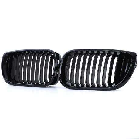 CALANDRES NOIR BRILLANT LOOK PACK M3 BMW SERIE 3 E46 BERLINE TOURING 2001-2005 PH 2 (05069)