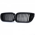 CALANDRES NOIR BRILLANT LOOK PACK M3 BMW SERIE 3 E46 BERLINE TOURING 2001-2005 PH 2 (05069)