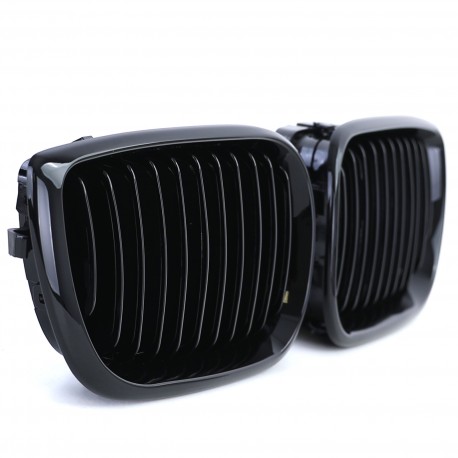 CALANDRES NOIR BRILLANT LOOK PACK M3 BMW SERIE 3 E46 BERLINE TOURING 2001-2005 PH 2 (05069)