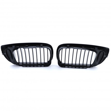 CALANDRES NOIR BRILLANT LOOK PACK M3 BMW SERIE 3 E46 BERLINE TOURING 2001-2005 PH 2 (05069)