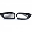 CALANDRES NOIR BRILLANT LOOK PACK M3 BMW SERIE 3 E46 BERLINE TOURING 2001-2005 PH 2 (05069)