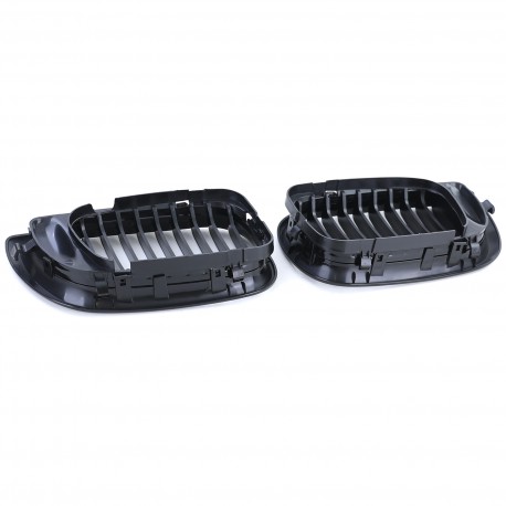 CALANDRES NOIR BRILLANT LOOK PACK M3 BMW SERIE 3 E46 BERLINE TOURING 2001-2005 PH 2 (05069)