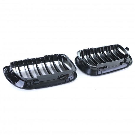 CALANDRES DOUBLE LAMES LOOK PACK M BMW SERIE 3 E46 BERLINE TOURING 2001-2005 PH 2 (05066)
