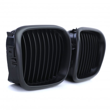 CALANDRES SPORT NOIR MAT LOOK M PERFORMANCE POUR BMW SERIE 5 E39 PHASES 1 et 2 (05051)