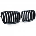 GRILLES CALANDRES SPORT NOIRES BRILLANTES BMW X5 E70 & X6 E71 (05012)