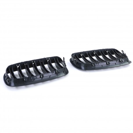 GRILLES CALANDRES SPORT NOIRES BRILLANTES BMW X5 E70 & X6 E71 (05012)