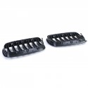 GRILLES CALANDRES SPORT NOIRES BRILLANTES BMW X5 E70 & X6 E71 (05012)