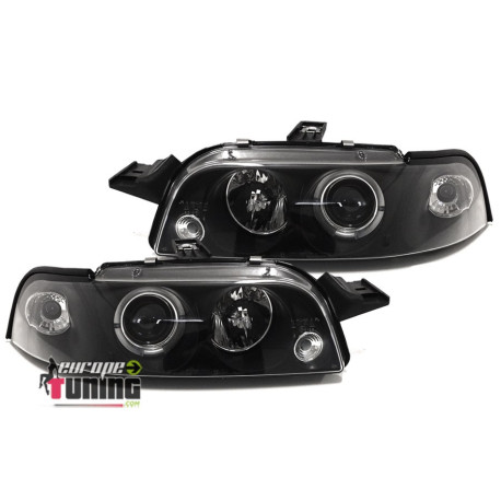 PHARES ANGEL EYES NOIRS TUNING FIAT PUNTO (10518)