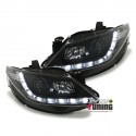 PHARES DIURNES DRL NOIRS SEAT IBIZA 2008- (03398)