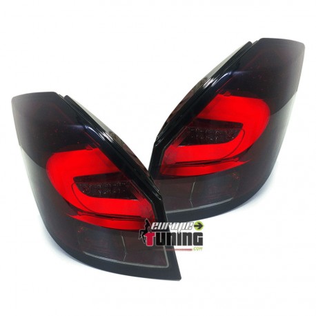 FEUX ROUGES NOIRS LED LIGHTBAR POUR SKODA FABIA II BERLINE & BREAK 2007-2014 (02979)