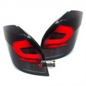 FEUX ROUGES NOIRS LED LIGHTBAR POUR SKODA FABIA II BERLINE & BREAK 2007-2014 (02979)