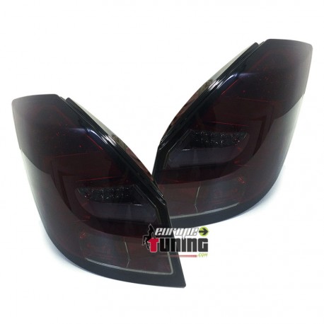 FEUX ROUGES NOIRS LED LIGHTBAR POUR SKODA FABIA II BERLINE & BREAK 2007-2014 (02979)