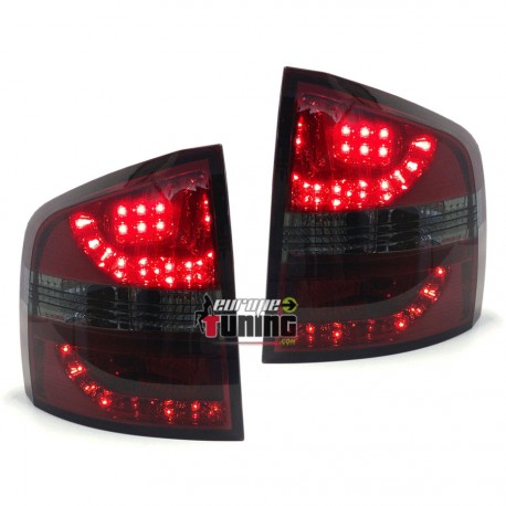 FEUX LED ROUGE FUMES SKODA OCTAVIA BREAK 05- (02454)