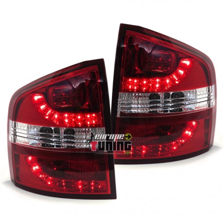 FEUX LED ROUGE CRISTAL SKODA OCTAVIA BREAK 05-08 (02453)