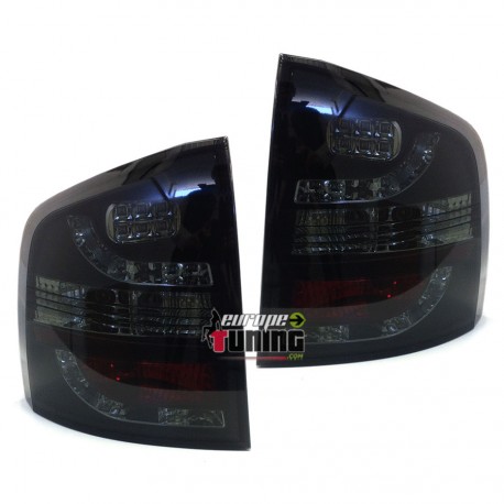 FEUX LED NOIRS SKODA OCTAVIA BREAK 05- (02455)
