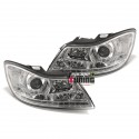 PHARES FEUX AVANTS CHROM DEVIL EYES LED SKODA OCTAVIA MK3 (04505)