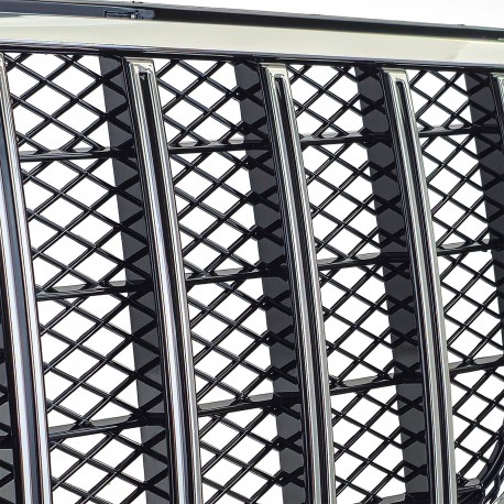 CALANDRE SPORT NOIRE CHROME MERCEDES CLASSE E W212 ET S212 (06067)