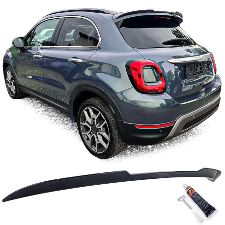 AILERON BECQUET ARRIERE NOIR BRILLANT FIAT 500X (06068)