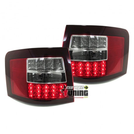 FEUX LED ROUGES CHROM A6 AVANT 98-05 (00348)