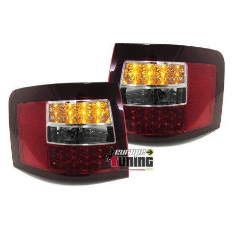 FEUX LED ROUGES CHROM A6 AVANT 98-05 (00348)