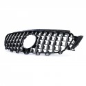 GRILLE CALANDRE SPORT NOIRE ET CHROME PACK GTR POUR MERCEDES CLASSE E W213 (04966)