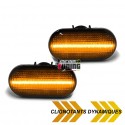 CLIGNOTANTS REPETITEURS SEQUENTIELS LED NOIR RENAULT CLIO II KANGOO II TWINGO ... (06073)