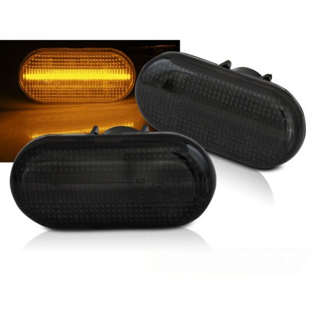 CLIGNOTANTS REPETITEURS SEQUENTIELS LED NOIR RENAULT CLIO II KANGOO II TWINGO ... (06073)