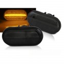 CLIGNOTANTS REPETITEURS SEQUENTIELS LED NOIR RENAULT CLIO II KANGOO II TWINGO ... (06073)