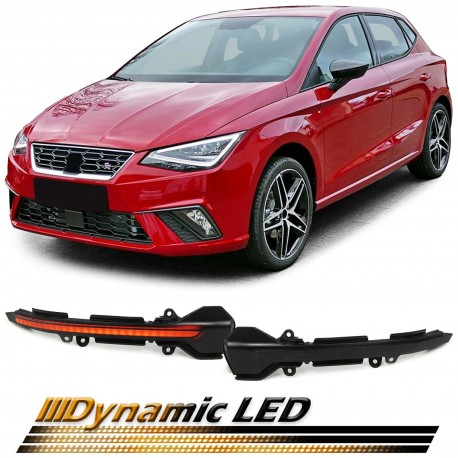CLIGNOTANTS RETROVISEURS SEQUENTIELS LEDS DYNAMIQUES SEAT LEON III & IBIZA V (04900)
