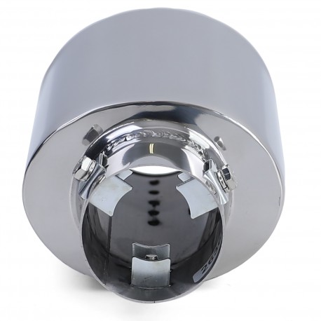 EMBOUT SORTIE D ECHAPPEMENT OVALE EN ACIER INOXYDABLE UNIVERSEL (04842)