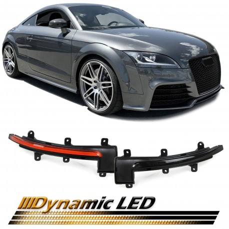 CLIGNOTANTS RETRO LEDS DYNAMIQUES SEQUENTIELS A DEFILEMENT AUDI TT 8J & R8 (04876)