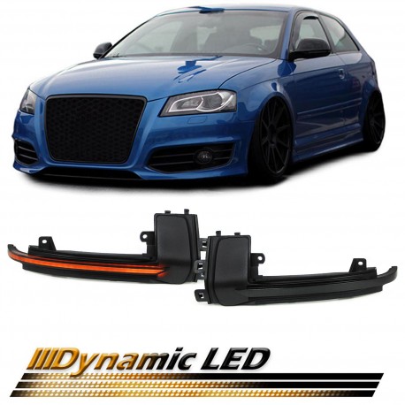 CLIGNOTANTS RÉTROVISEURS À LED DYNAMIQUES AUDI A3 A4 A5 A6 & Q3 (04904)
