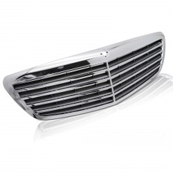CALANDRE CHROME ET CARBONE MERCEDES CLASSE S W221 2005-2009 (06074)