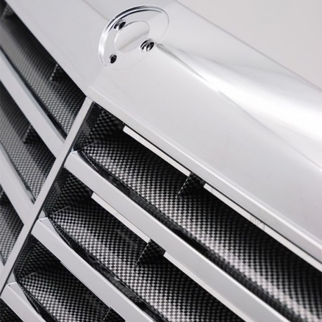 CALANDRE CHROME ET CARBONE MERCEDES CLASSE S W221 2005-2009 (06074)