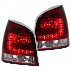 2 FEUX ARRIERES LED ROUGES VW POLO 9N3 2005-2009 (13311)