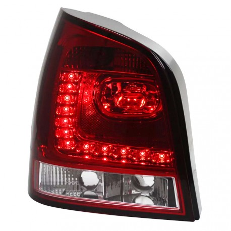 2 FEUX ARRIERES LED ROUGES VW POLO 9N3 2005-2009 (13311)