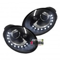 PHARES DEVIL EYES NOIRS NEW BEETLE 2005-2011 (03737)