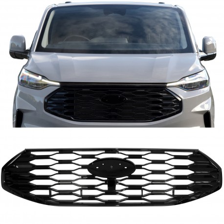 CALANDRE SPORT NOIRE GRILLE FORD TOURNEO / TRANSIT CUSTOM APRES 2023  (06078)