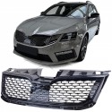 CALANDRE LOOK RS SPORT NOIRE POUR SKODA OCTAVIA III 5E 2017-2020 (06079)